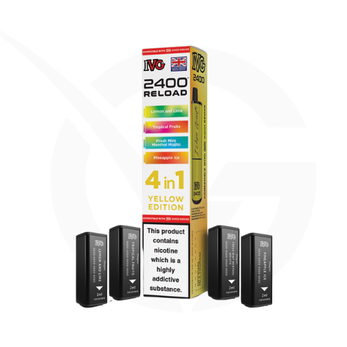 Yellow Edition Prefilled Pods By IVG 2400 Reload