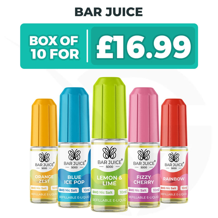 Bar Juice 5000 Nic Salts - Pack of 10 x 10ml