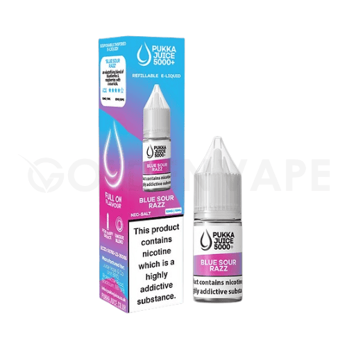 Blue Sour Razz By Pukka Juice 5000+