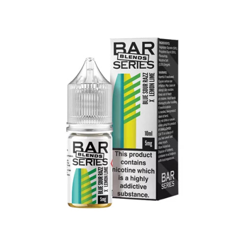 Blue Sour Razz X Lemon Lime Nic Salt E-Liquid By Bar Series