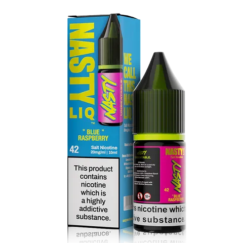 Blue Raspberry 10ml Nic Salt E-Liquid By Nasty Liq