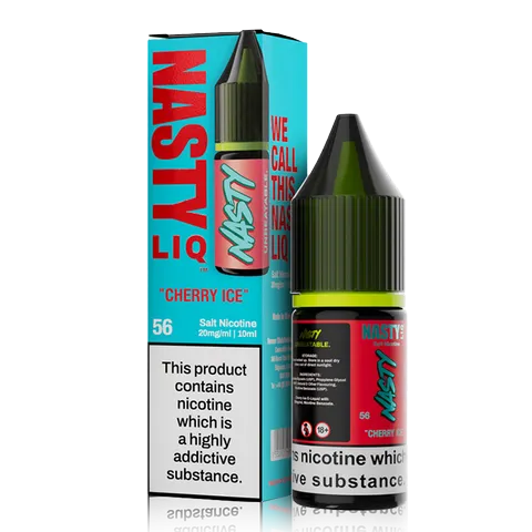 Cherry Ice 10ml Nic Salt E-Liquid By Nasty Liq