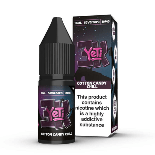 Cotton Candy Chill 10ml Nic Salt E-Liquid By Yeti 3K