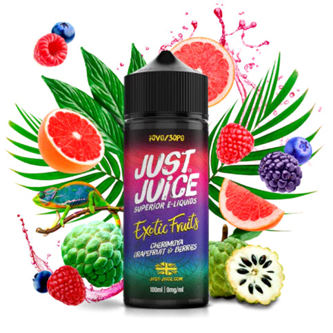 Cherimoya Grapefruit & Berries 100ml Shortfill E-liquid by Just Juice