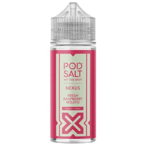 Fresh Raspberry Mojito Shortfill E-Liquid By Pod Salt Nexus