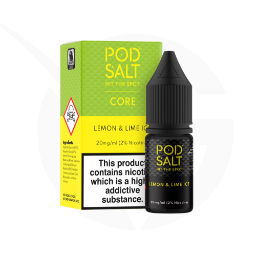 Lemon & Lime Ice Nic Salt E-Liquid by Core Pod Salt