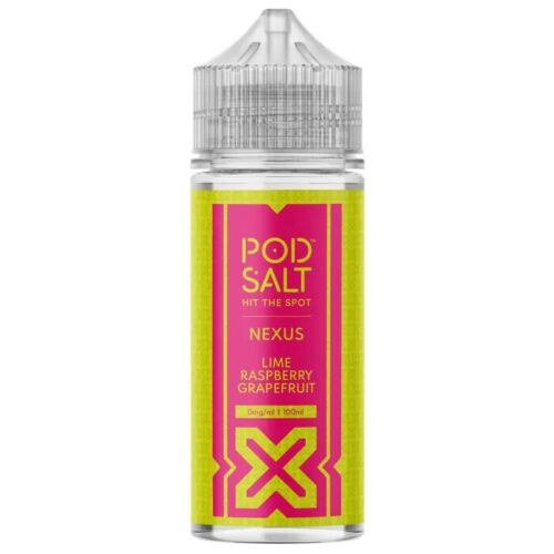 Lime Raspberry Grapefruit Shortfill E-Liquid By Pod Salt Nexus