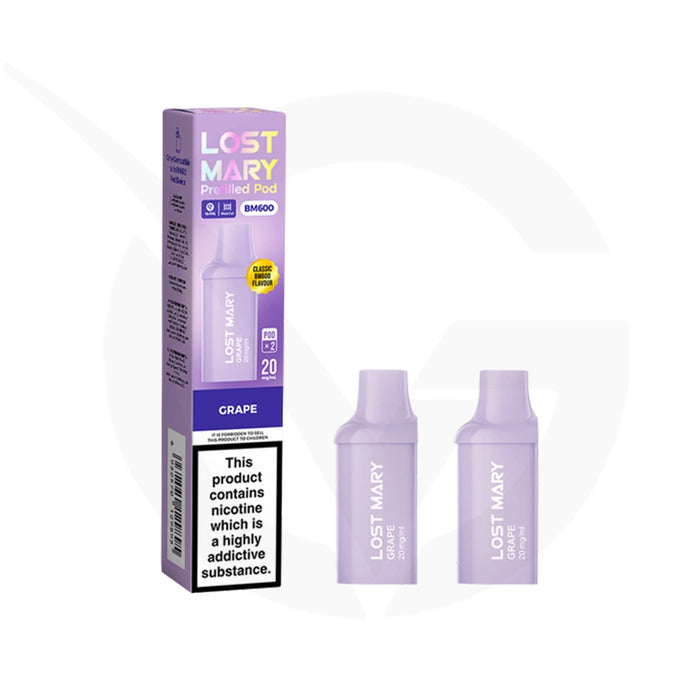 Grape Prefilled Pods By Lost Mary BM600