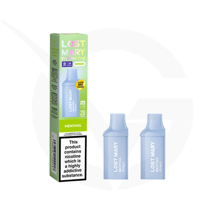 Menthol Prefilled Pods By Lost Mary BM600