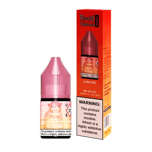 Lush Ice 10ml Nic Salt E-Liquid By R and M Tornado 7000