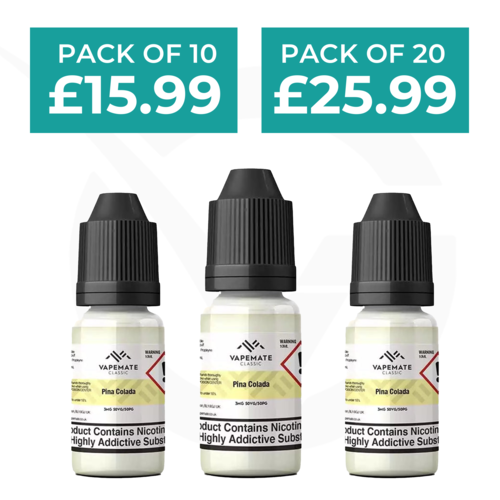 Pina Colada 10ml 50/50 E-Liquid By Vapemate