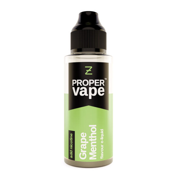 Grape Menthol Shortfill E-Liquid by Proper Vape