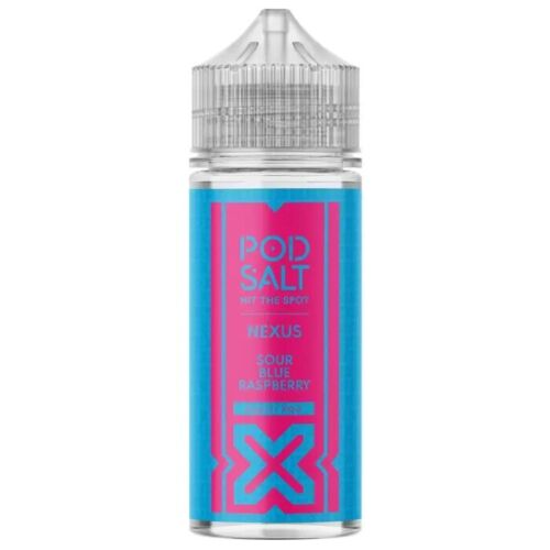 Sour Blue Raspberry Shortfill E-Liquid By Pod Salt Nexus