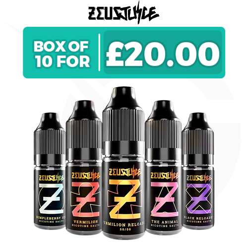Zeus Juice 10ml 50/50 E-Liquid - Box of 10