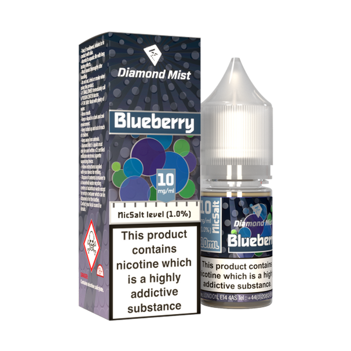 Blueberry 10ml E-Liquid By Diamond Mist