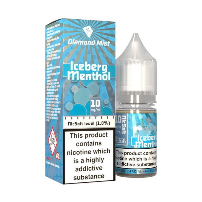 Iceberg Menthol 10ml E-Liquid By Diamond Mist