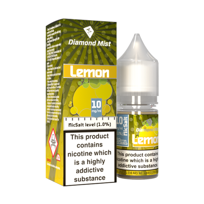 Lemon 10ml E-Liquid By Diamond Mist