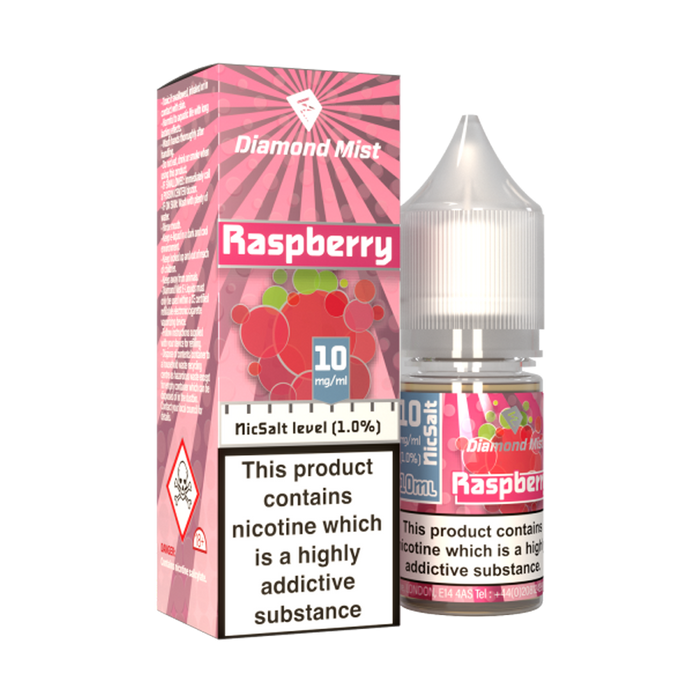 Raspberry 10ml E-Liquid By Diamond Mist