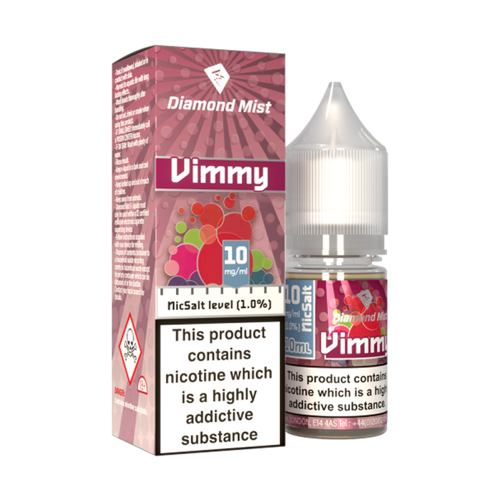 Vimmy 10ml E-Liquid By Diamond Mist