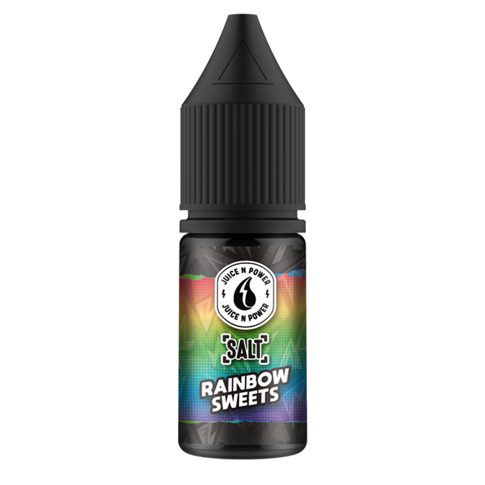 Rainbow Sweets 10ml Nic Salt E-Liquid Juice N Power