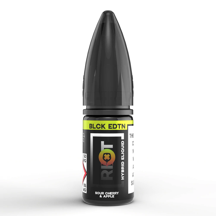 Sour Cherry & Apple Black EDTN Hybrid 10ml Nic Salt E-Liquid by Riot Squad