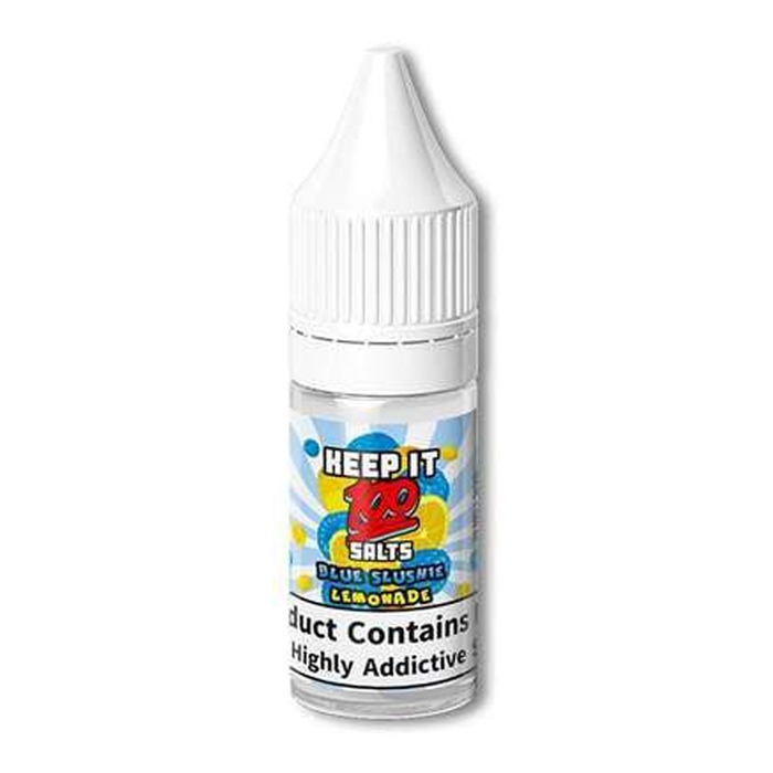 Blue Slushie Lemonade 10ml Nic Salt E-Liquid by Keep It 100