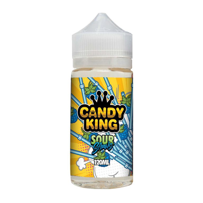 Sour Straws 120ml Shortfill E-Liquid by Candy King