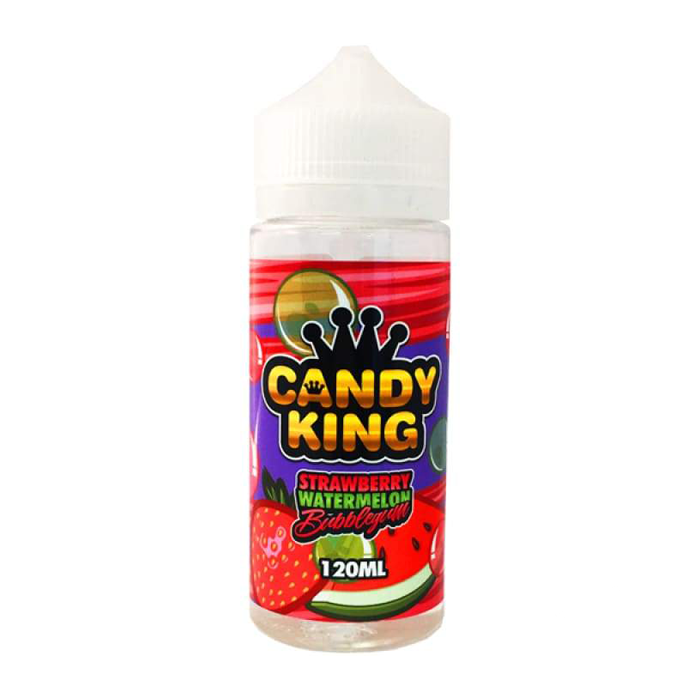 Strawberry Watermelon Bubblegum 120ml Shortfill E-Liquid by Candy King