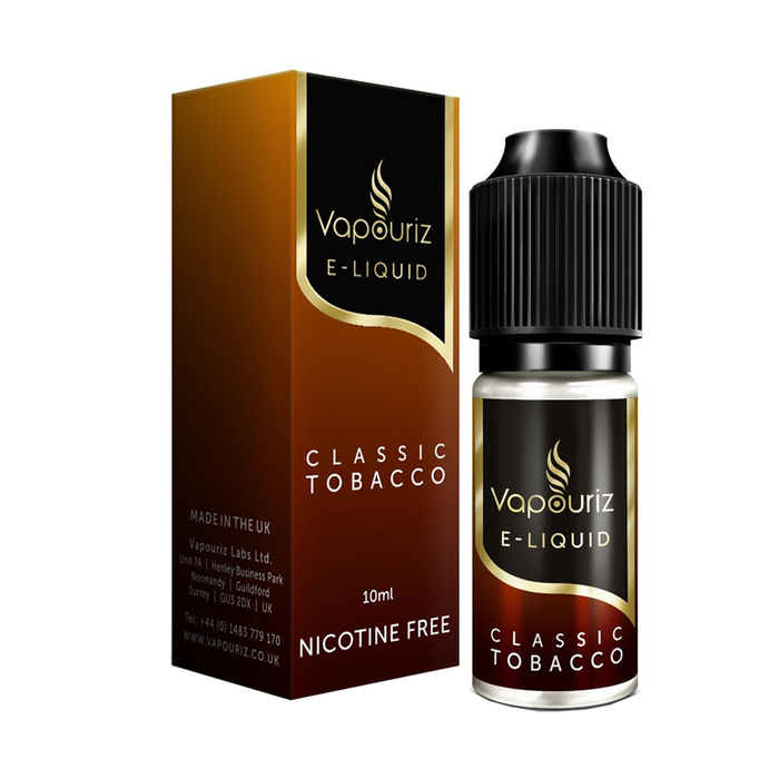 Classic Tobacco 10ml E-Liquid By Vapouriz