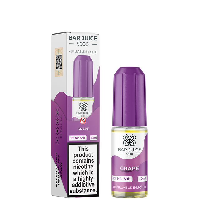 Grape Nic Salt E-Liquid by Bar Juice 5000