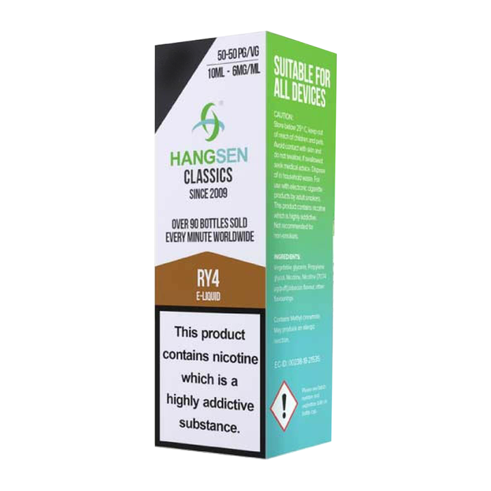 10 x Hangsen 10ml E-Liquid - Pack Of 10