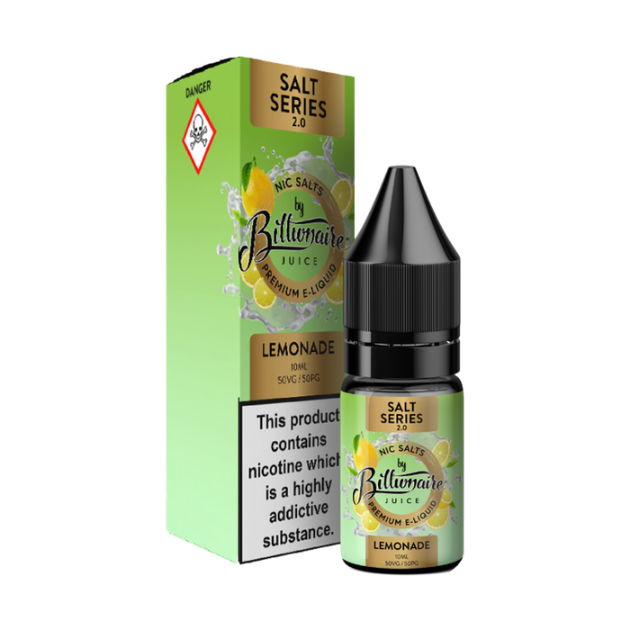Lemonade 10ml Nic Salt E-Liquid by Billionaire Juice