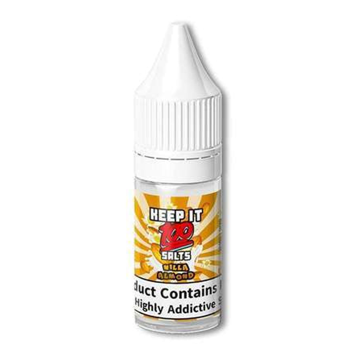 Nilla Almond 10ml Nic Salt E-Liquid by Keep It 100