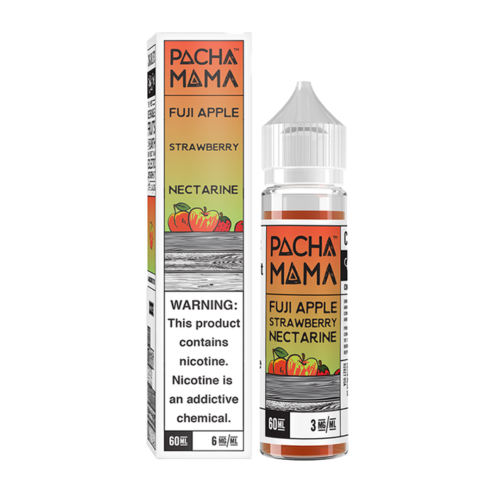 Fuji Apple Strawberry Nectarine 50ml Shortfill E-Liquid By Pacha Mama