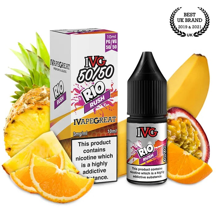 Rio Rush 50/50 10ml E-Liquid by IVG