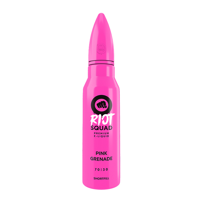 Pink Grenade 50ml Shortfill E-Liquid by Riot Squad