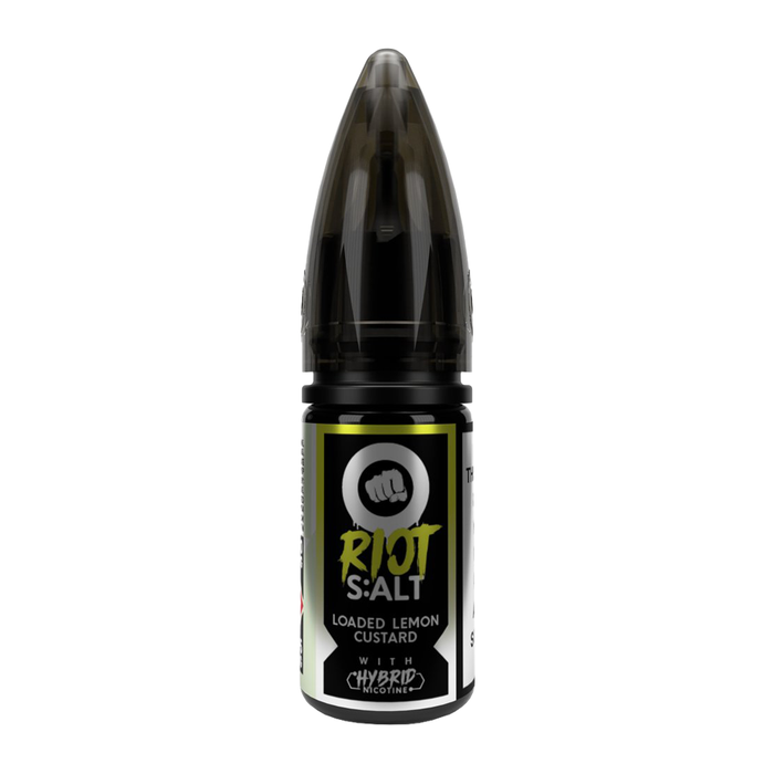 Loaded Lemon Custard Hybrid 10ml Nic Salt E-Liquid by Riot Squad