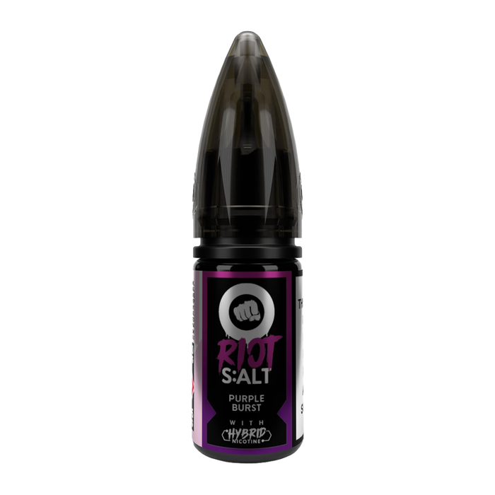 Purple Burst Hybrid 10ml Nic Salt E-Liquid by Riot Squad