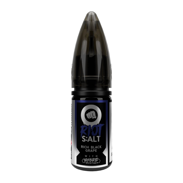 Rich Black Grape Hybrid 10ml Nic Salt E-Liquid by Riot Squad