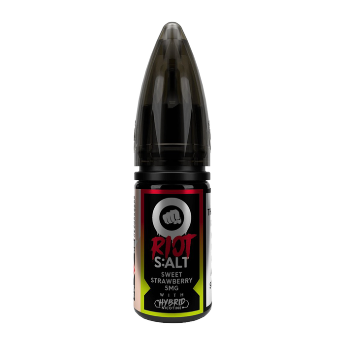 Sweet Strawberry Hybrid 10ml Nic Salt E-Liquid by Riot Squad