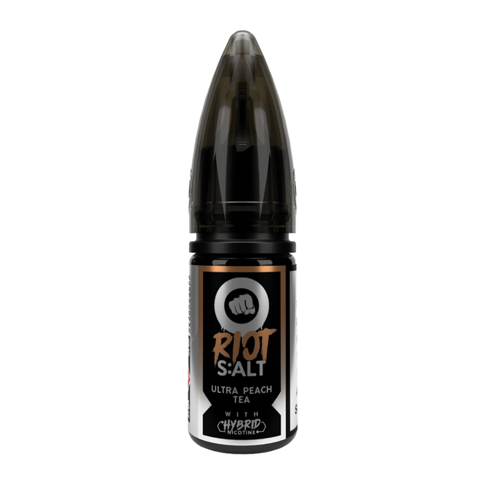 Ultra Peach Tea Hybrid 10ml Nic Salt E-Liquid by Riot Squad