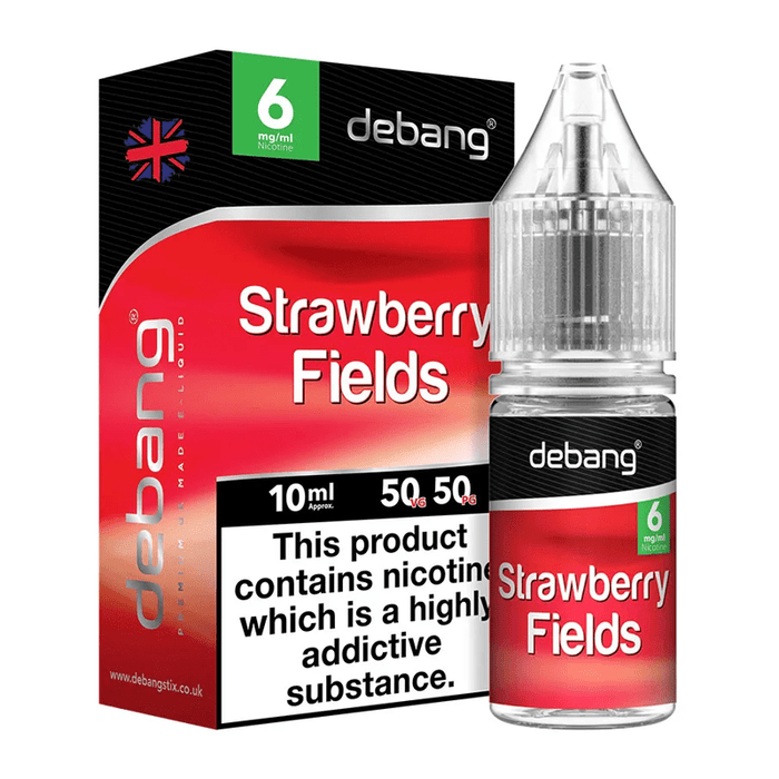 Strawberry Fields 10ml E-Liquid By Debang