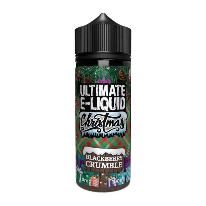 Blackberry Crumble Christmas 100ml Shortfill E-Liquid by Ultimate Juice