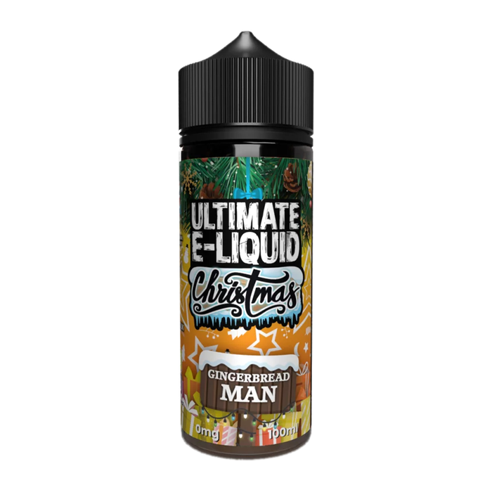 Gingerbread Man Christmas 100ml Shortfill E-Liquid by Ultimate Juice
