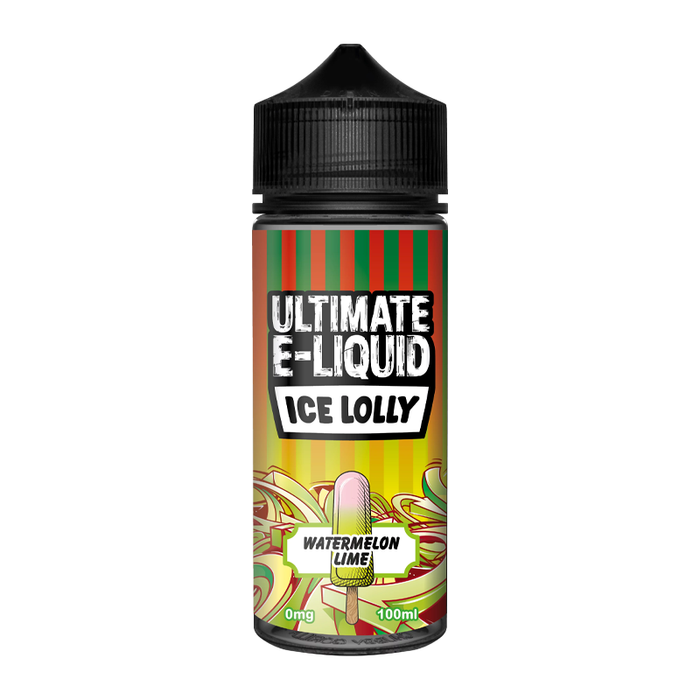 Watermelon Lime Ice Lolly 100ml Shortfill E-Liquid by Ultimate Juice