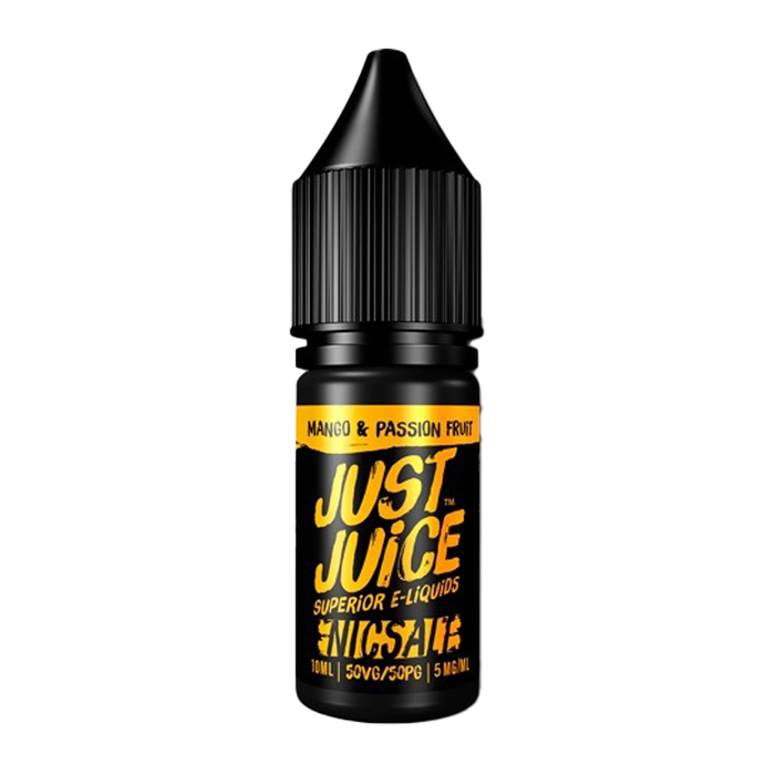 Mango & Passion Fruit 10ml Nic Salt E-Liquid by Just Juice