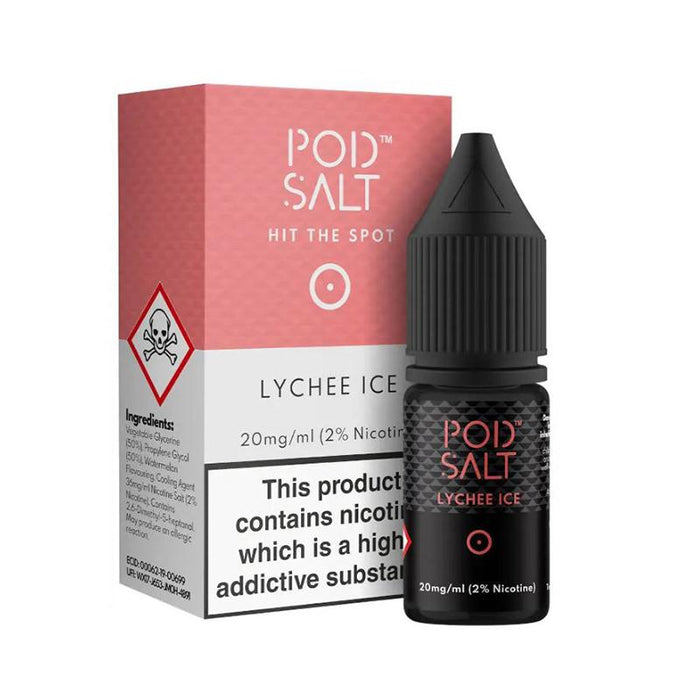 Lychee Ice 10ml Nicotine Salt E-Liquid by Core Pod Salt