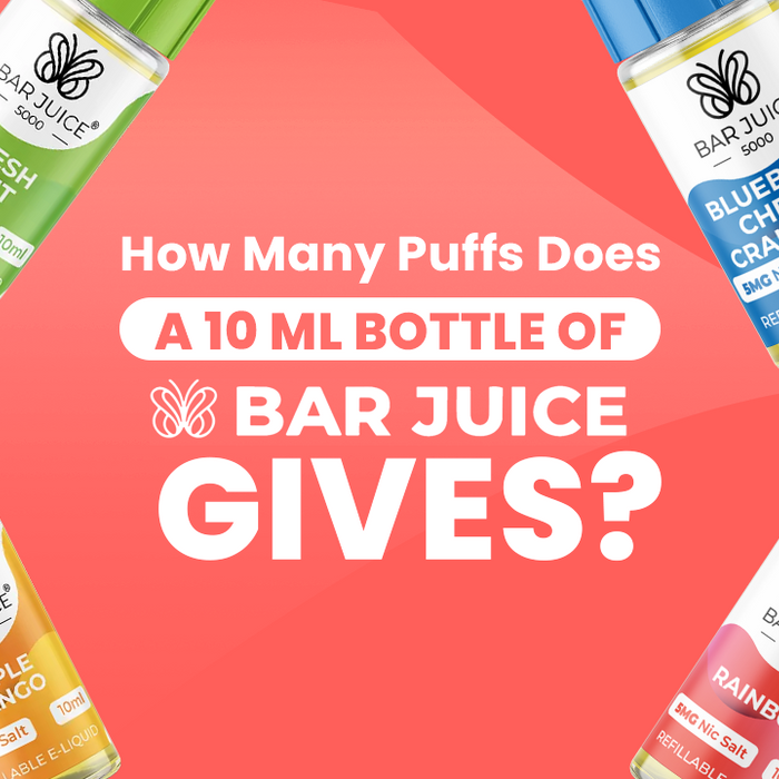 How Many Puffs Does a 10ml Bottle of Bar Juice 5000 Give