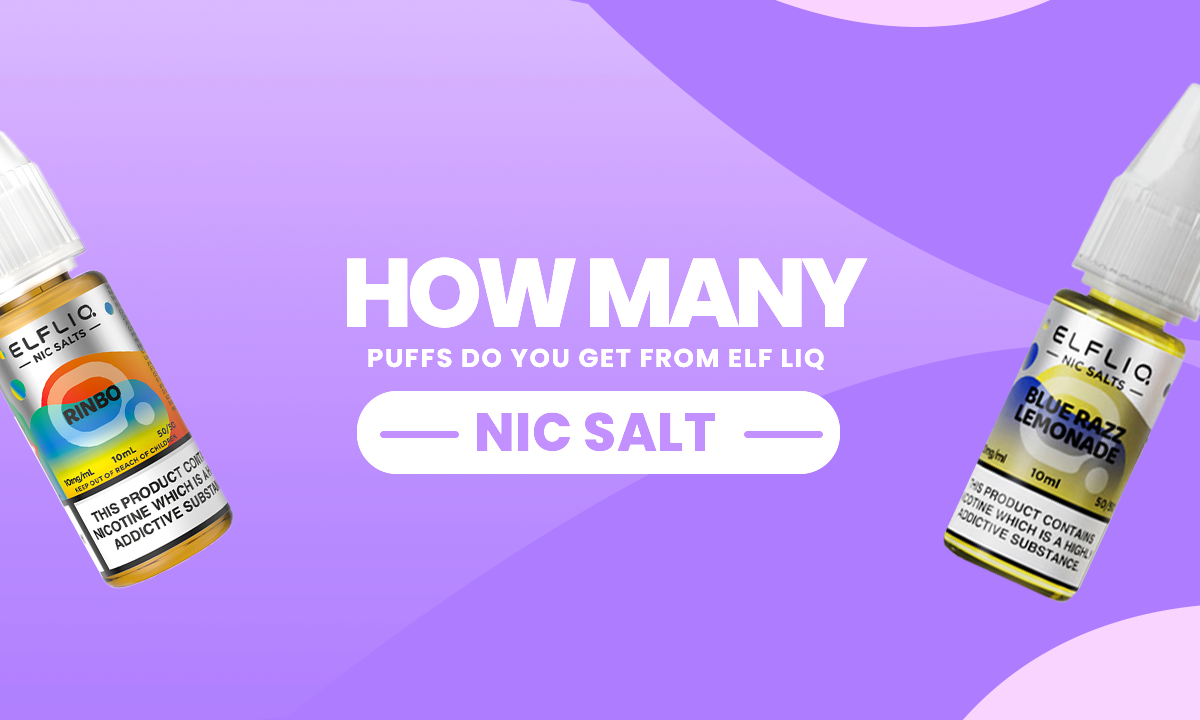 How Many Puffs Do You Get from Elfliq Nic Salts?