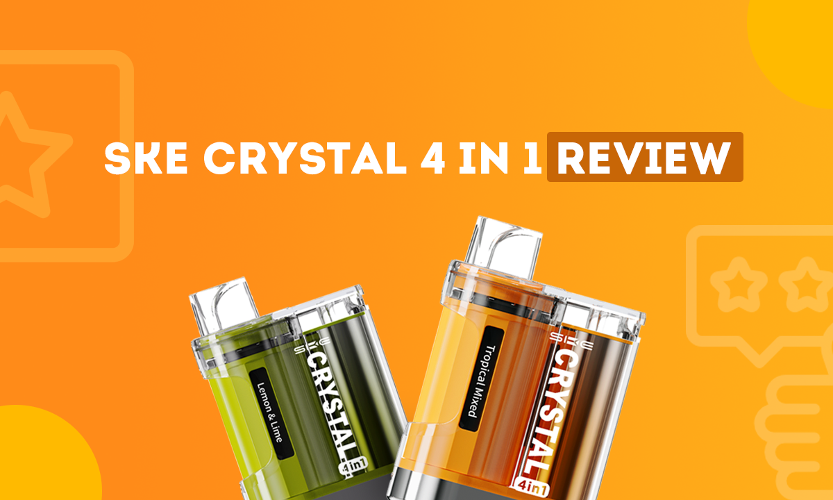 SKE Crystal 4 in 1 2400 Vape Review: Top 5 Best Flavours